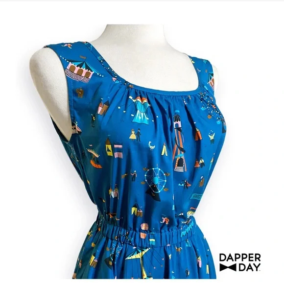 Dapper Day County Fair Popover Dress - Picture 3 of 6